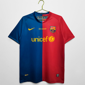 Camiseta Barcelona - Hombre Retro  2008/09 + Parche Champions League 🎁