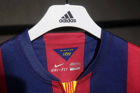 Camiseta Barcelona - Primeira Equipación Retro 2014/15  + 3 Regalos 🎁