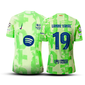 Camiseta Barcelona - Tercera Equipación + Parche Champions League 🎁