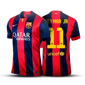 Camiseta Barcelona - Primeira Equipación Retro 2014/15  + 3 Regalos 🎁