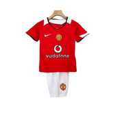 CAMISETA MANCHESTER UNITED I 05/06 CONJUNTO INFANTIL (RETRO) - TIENDA DEL JUGADOR