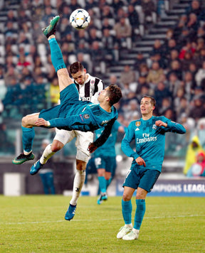 Real Madrid Retro Jersey - 2017/18 + Champions League Patch + World Cup