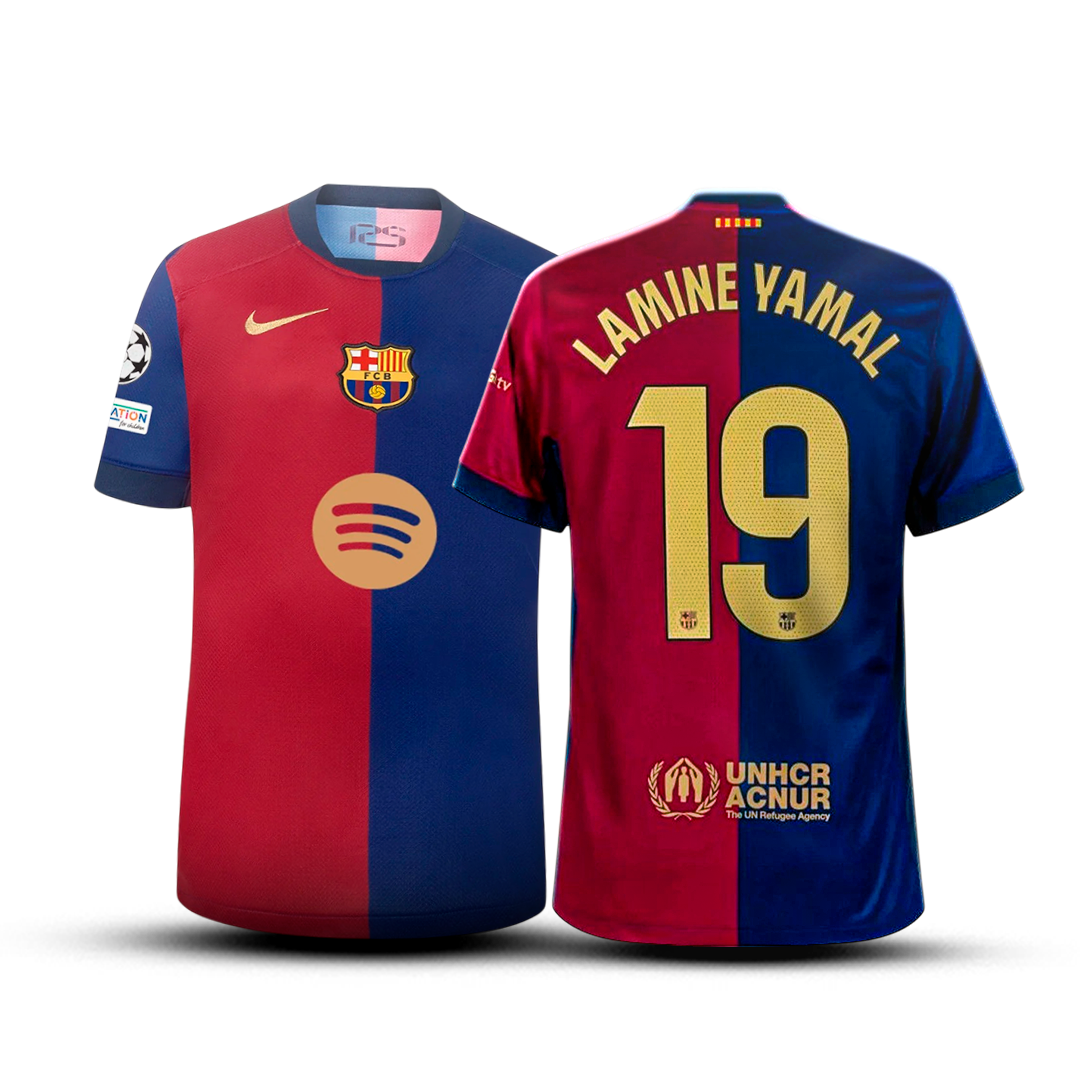 Camiseta Barcelona - Primera Equipación + Parche Champions League 🎁