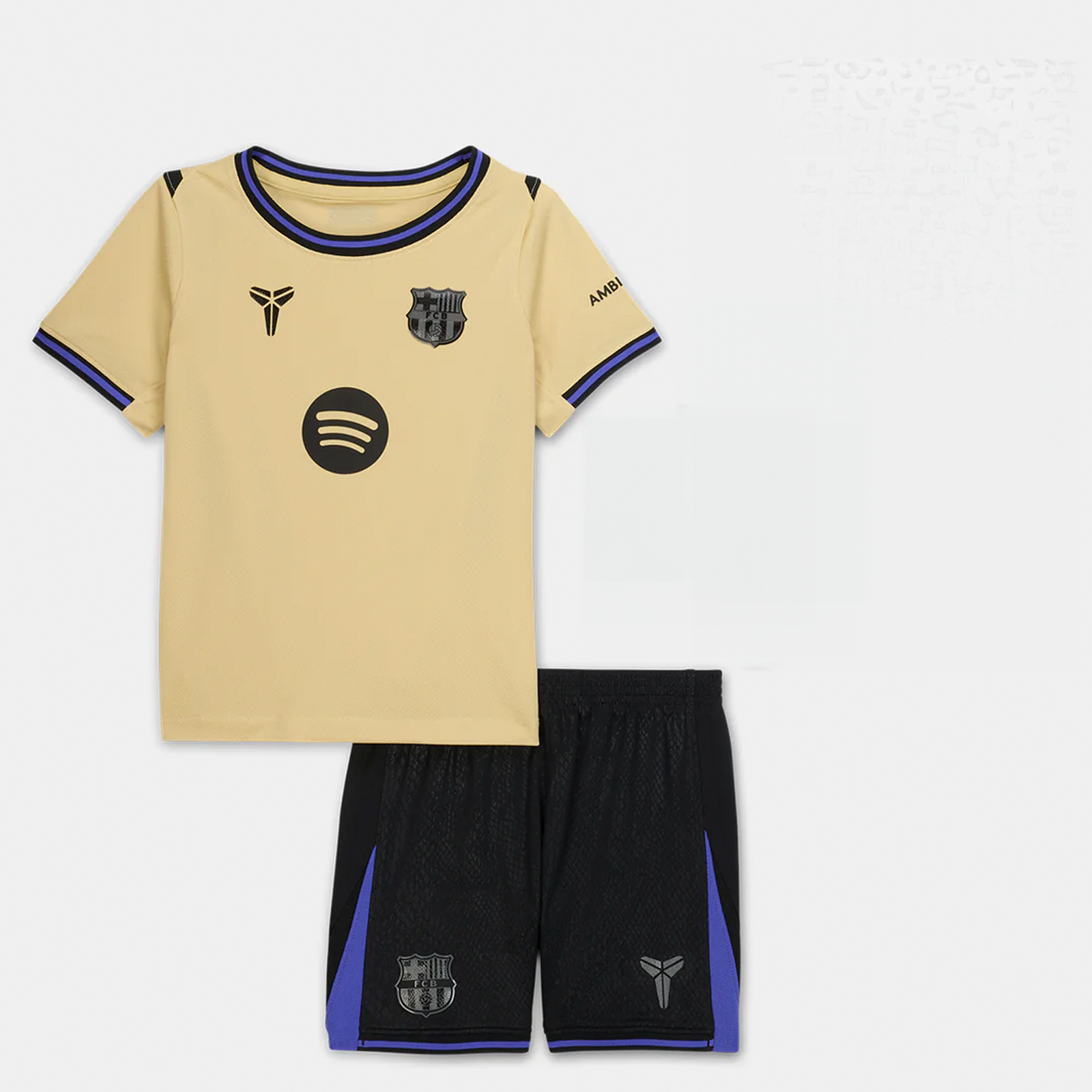 Conjunto Niños Barcelona Segunda Equipación 2025/26 + 3 REGALOS 🎁