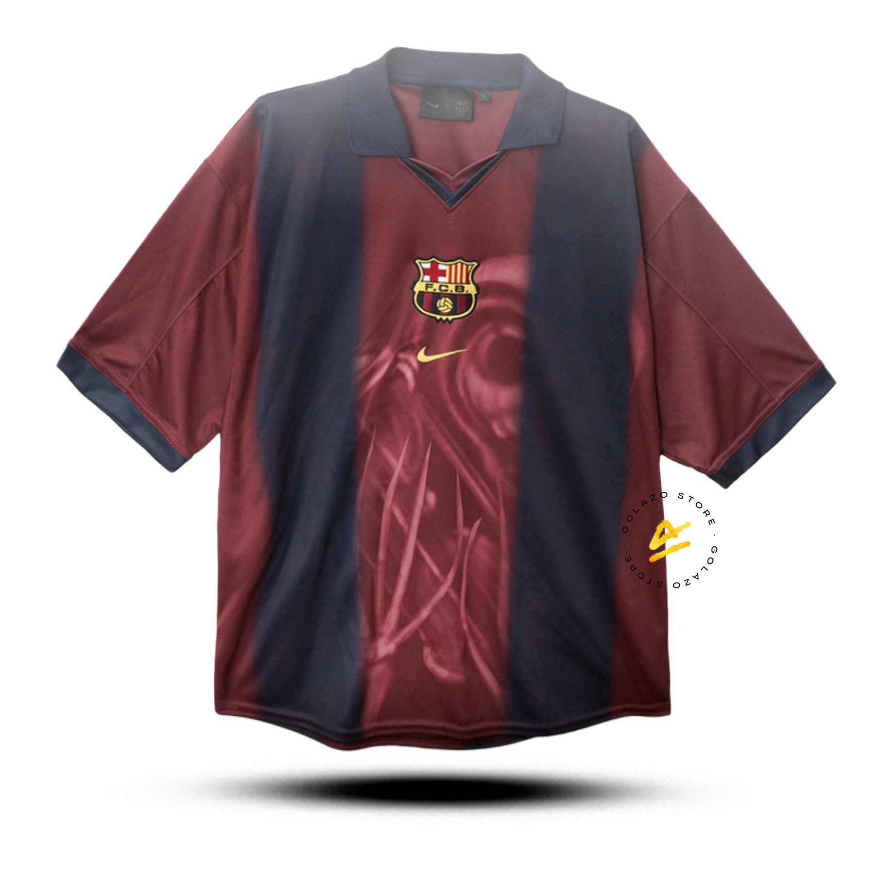Camiseta Barcelona - Retro 2000/01 Travis Scott x Nike