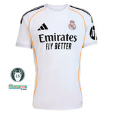 Real Madrid Home Shirt 25/26 + Champions League Patch + FREE GIFT 🎁 
