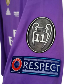 Real Madrid Retro Jersey - 2016/17 + Champions League Patch + World Cup
