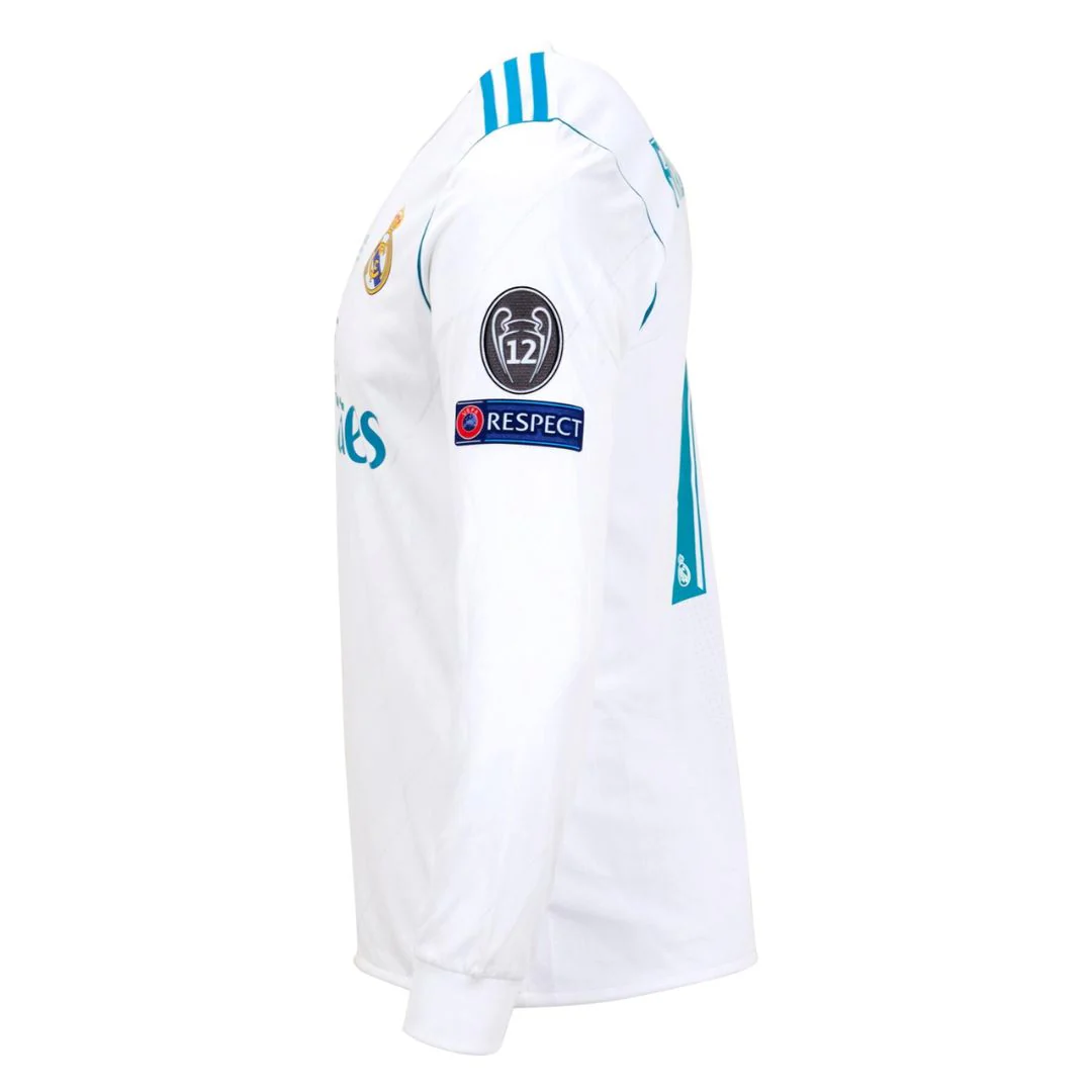 Real Madrid Retro Jersey - 2018 + Champions League Patch + World Cup 