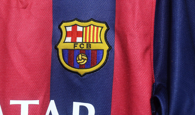 Barcelona - Primeira Kit Retro Shirt 2014/15 + 3 Gifts 🎁