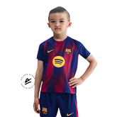 Conjunto Niños Barcelona Primera Equipación 2025/26 + 3 Regalos 🎁