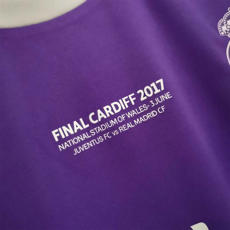 Real Madrid Retro Shirt - 2016/17 + Champions League Patch + World Cup