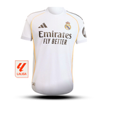 Real Madrid Home White Shirt 25/26 + La Liga Patch + FREE GIFT 🎁 
